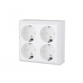   GAO Business Line IP20 4 férőhelyes földelt aljzat   0313H