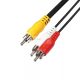 USE Audió kábel  3 RCA dugó-3 RCA dugó  1,5m   A 4X
