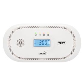   HOME szén-monoxid vészjelző, LCD kijelző , elemes   CO10LCD