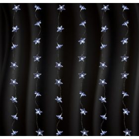   SOMOGYI LED-es fényfüggöny, csillag  1,5*1m  230V   KAF 48L