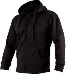 STALCO Pora kapucnis pulóver, fekete, méret: L