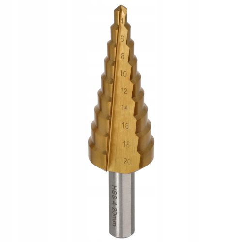STALCO Perfect Lépcsős fúró  4-20/2mm  HSS-TIN