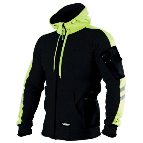 STALCO Perfect Powermax Kapucnis pulóver, fekete, L