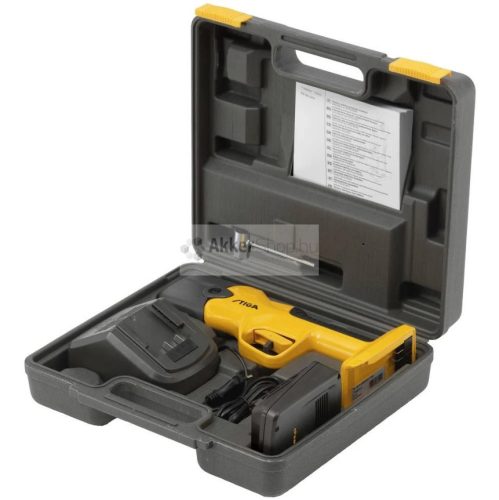 STIGA SC 100e Kit akkumulátoros metszőolló  20V  2Ah  500W (akkuval és töltővel)