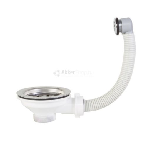 STYRON 114mm leeresztőszelep, kör túlfolyóval