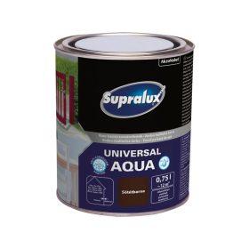 SUPRALUX Universal Aqua zománcfesték  sötétbarna  0,75 l