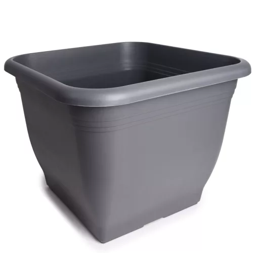 58 cm Top szögletes virágcserép - antracit