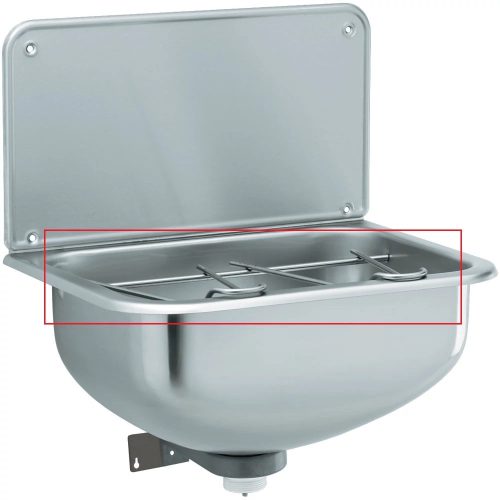 TEKA BS515 vödörtartó rács, BS514 vödör-kiöntő mosogatóhoz - rozsdamentes