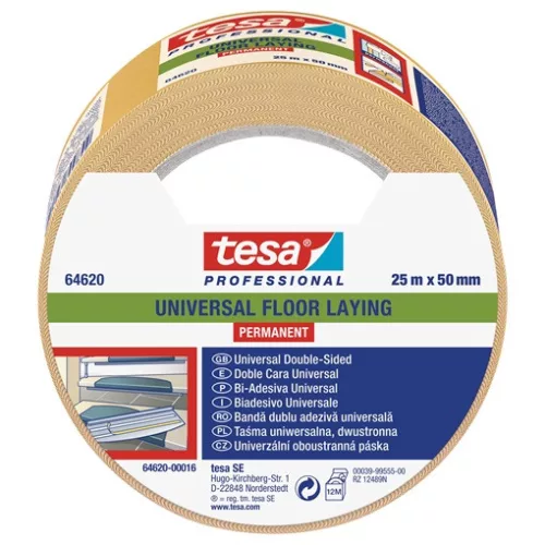 TESA Általános célú kétoldalas ragasztószalag  25m : 50mm