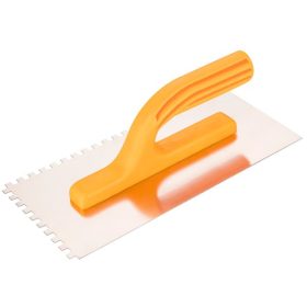   TOPEX Acél simító, fogazott, rozsdamentes  280*130mm  6*6*6mm fog