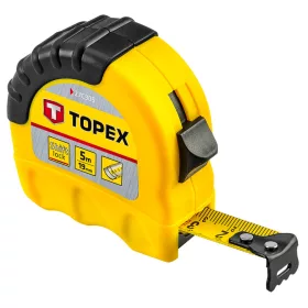 TOPEX Mérőszalag  5m/19mm  Shiftlock