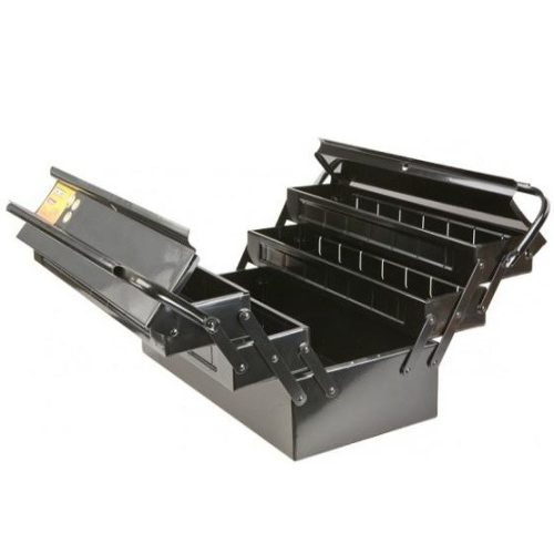 TOPEX Szerszámláda  fém  5 rekesz  55*20*21cm