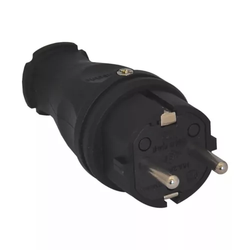 TP Electric Gumi dugvilla  16A - fekete