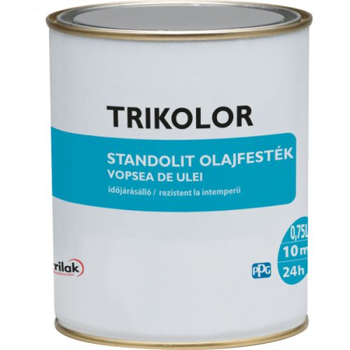 Trikolor olajfesték 200 szürke 0,75 l