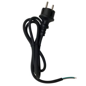   UltraTech dugvillás csatlakozó, 3m vezetékkel, fekete  3*1mm2