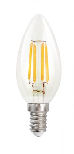 UltraTech LED filament gyertya izzó  E14  4W  470lm  2700K