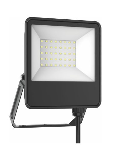 UltraTech LED reflektor  50W  4000K  4800lm  fekete  110°  IP65  25000óra