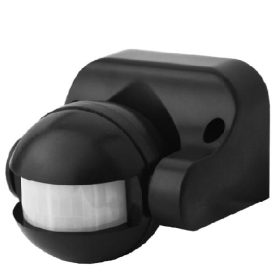   UltraTech mozgásérzékelő, infravörös, 300/1200W, 180°, fekete UT-MS101BK