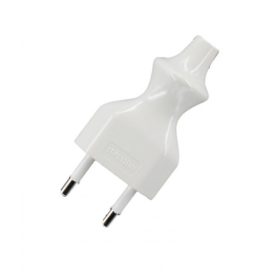   UltraTech dugvilla, hátsó kivezetésű, földeletlen, műanyag 10A/250V  fehér, lapos