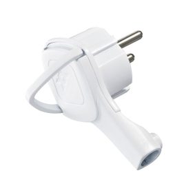   UltraTech dugvilla, lehajtható húzófüllel, földelt, műanyag  16A/250V - fehér