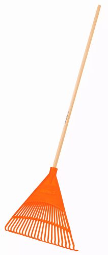VARING Lombseprű, ipari műanyag, 30 fogú, fa nyéllel - narancs