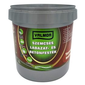 VALMOR Szemcsés Lábazat- és Betonfesték terrakotta 1 l