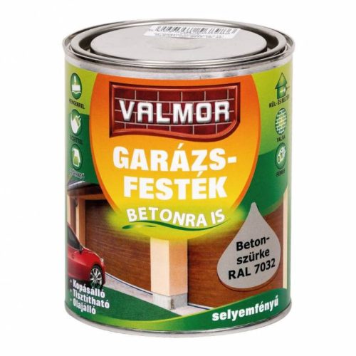 VALMOR Garázsfesték betonszürke Ral 7032 0,75 l