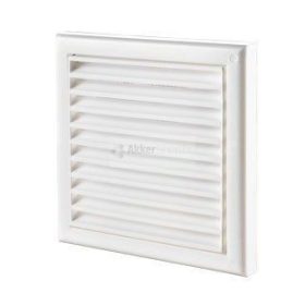   VENTS MV 150 BVS ABS műanyag rács, szögletes, szúnyoghálóval, 150mm - fehér
