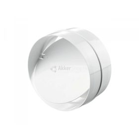   VENTS 2121 P műanyag kör csőtoldó visszacsapószeleppel  125mm