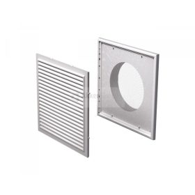   VENTS MV 250/150 VS ABS műanyag rács, szögletes, szúnyoghálóval, 150mm, 250*250mm