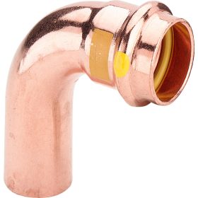   VIEGA 26161 Profipress G vörösréz könyök, gázra  1 tokos  90°/22mm  KB