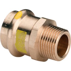   VIEGA 2611 Profipress G vörösréz átmeneti idom, gázra  22mm - 1/2"  KM