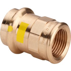   VIEGA 2612 Profipress G vörösréz átmeneti idom, gázra  22mm - 1/2"  BM