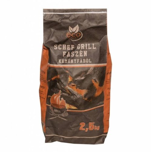 SCHEF grill faszén keményfából  2,5kg