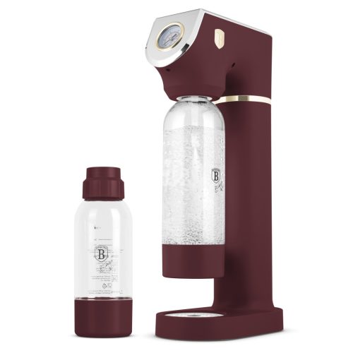 Berlinger Haus BH 8555 matt bordó szódagép 2 palackkal