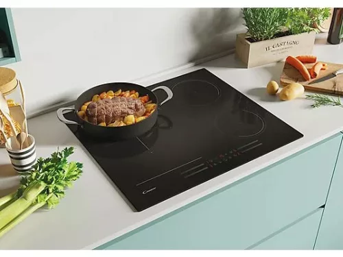 Candy CTP644MCBB/1 indukciós főzőlap 7, 2 kW, 4 zóna, booster