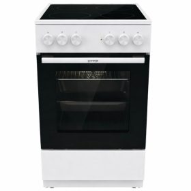   Gorenje GEC5A41WG Kerámialapos tűzhely, 62L, 4 főzőzóna, A energiaosztály, Fehér