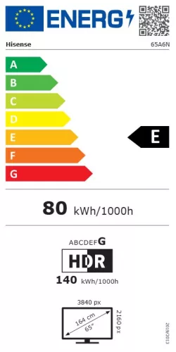 Hisense 65A6N 4K UHD Smart LED TV