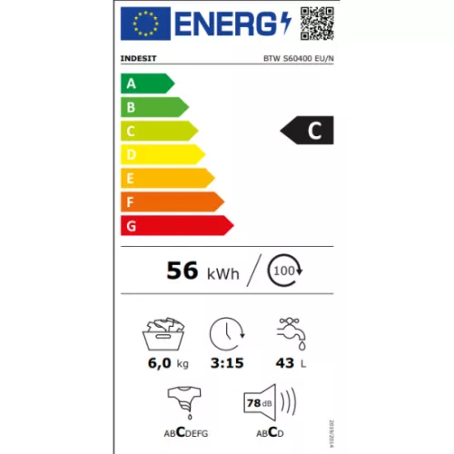 Indesit BTW S60400 EU/N Felültöltős mosógép