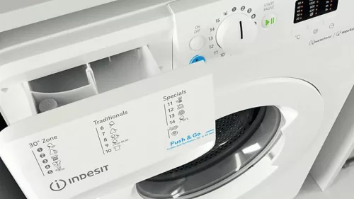 Indesit BWSA61294WEUN Elöltöltős mosógép 6kg 1200ford.