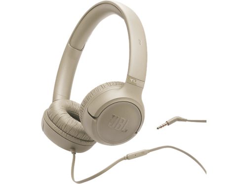 JBL T530 C BEG Bluetooth Fejhallgató USB-C vezetékes bézs