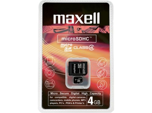 Maxell micro Sd kártya 4GB