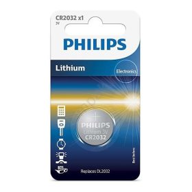 Philips lithium CR2032 3V elem