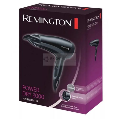 Remington D 3010 fekete hajszárító 2000 W