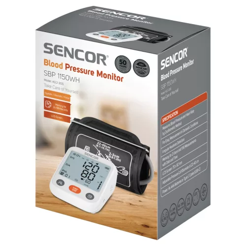 Sencor SBP1150WH  vérnyomásmérő (2+1 év garancia)