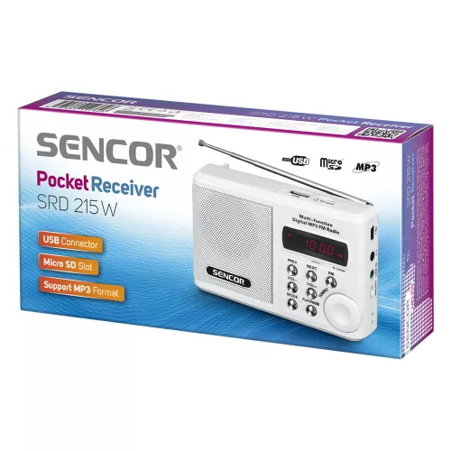 Sencor SRD215W Rádió