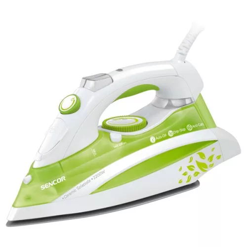 Sencor SSI8440GR gőzölős vasaló 2200W kerámia talp  zöld