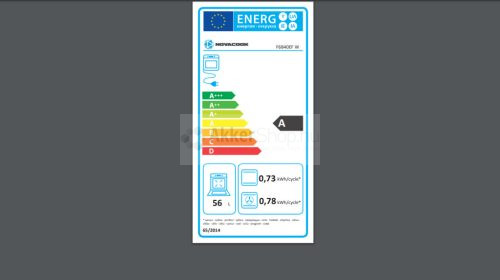Novacook F6B40EF INX kombinált tűzhely 60cm